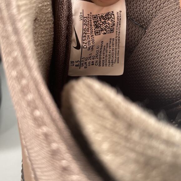 Nike Lunar Force 1 Men’s 8.5 Winterized Duck Boots Baroque Brown Sneakers Casual - Picture 8 of 8